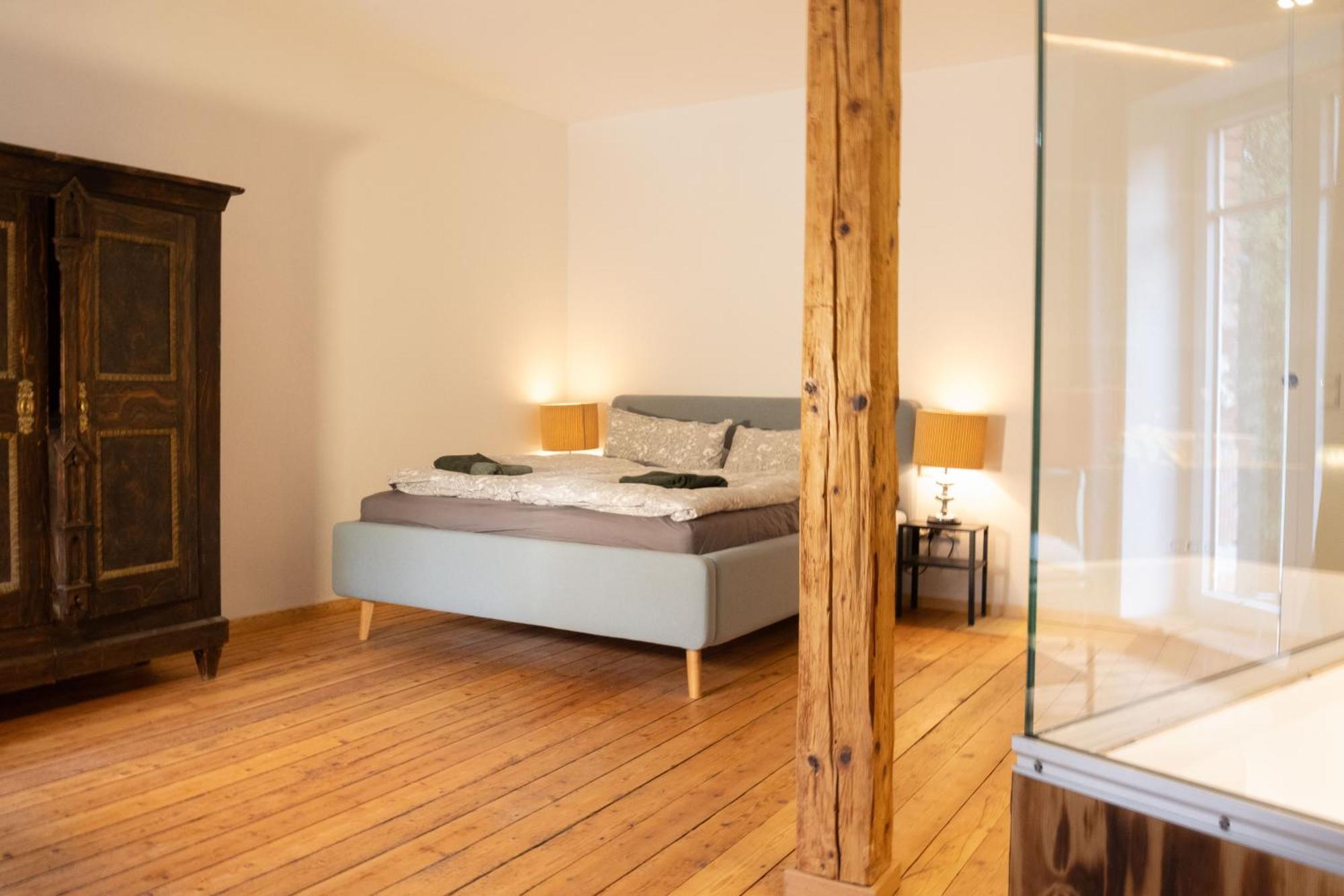 Loft Apartment Mit Grosser Badewanne B Mugeln Kültér fotó